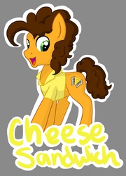 Size: 920x1280 | Tagged: safe, artist:velocityraptor, cheese sandwich, pony, g4, looking at you, male, smiling, solo, stallion