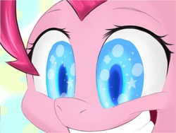 Size: 700x525 | Tagged: safe, artist:[redacted], pinkie pie, g4, close-up, female, grin, smiling, solo