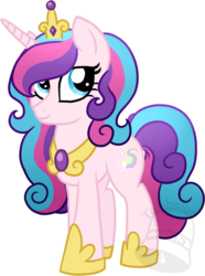 Size: 522x700 | Tagged: safe, artist:tambelon, oc, oc only, oc:radiant spark, pony, unicorn, female, mare, offspring, parent:princess cadance, parent:shining armor, parents:shiningcadance, simple background, solo, transparent background, watermark