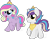 Size: 1050x820 | Tagged: safe, artist:tambelon, oc, oc only, oc:hope diamond, oc:shining knight, pegasus, pony, unicorn, colt, female, filly, male, offspring, parent:princess cadance, parent:shining armor, parents:shiningcadance, simple background, transparent background, watermark