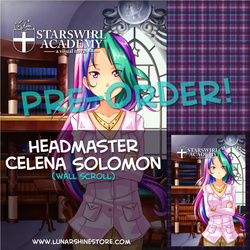 Size: 876x876 | Tagged: safe, artist:starswirl academy, princess celestia, human, g4, advertisement, celena solomon, cute, humanized, starswirl academy