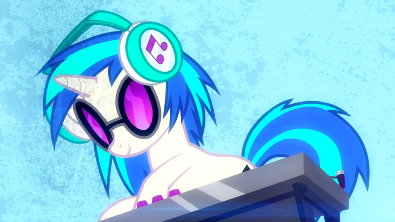 922230 Dj Pon 3 Headphones Safe Screencap Slice Of