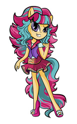 Size: 1194x1920 | Tagged: safe, artist:itsnotdaijoubu, sour sweet, equestria girls, g4, my little pony equestria girls: friendship games, female, ponied up, pony ears, solo
