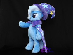 Size: 1280x960 | Tagged: safe, artist:kiashone, trixie, pony, unicorn, g4, anthro plushie, female, irl, mare, photo, plushie, solo