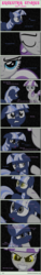 Size: 1004x6663 | Tagged: safe, artist:estories, twilight velvet, oc, oc:silverlay, original species, umbra pony, comic:seeds of darkness, g4, comic, illusion