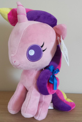 Size: 1082x1600 | Tagged: safe, artist:onlyfactory, princess cadance, pony, g4, baby, baby pony, baby pony plushies, cute, cutedance, foal, irl, photo, plushie, solo, younger