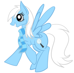 Size: 849x846 | Tagged: dead source, safe, artist:tinyfeather, oc, oc only, oc:winter breeze, pegasus, pony, solo