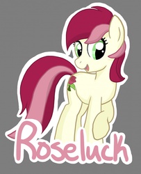 Size: 1041x1280 | Tagged: safe, artist:velocityraptor, roseluck, earth pony, pony, g4, female, mare, solo