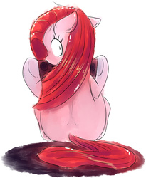 Size: 658x802 | Tagged: artist needed, safe, pinkie pie, g4, female, muffin tray, pinkamena diane pie, solo