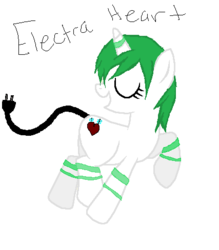 Size: 427x488 | Tagged: safe, artist:headphonemc, oc, oc only, oc:electra heart