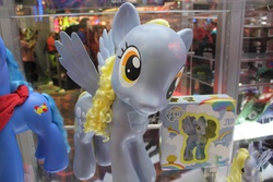 Size: 1500x1000 | Tagged: safe, derpy hooves, pegasus, pony, g4, female, mare, san diego comic con, toy