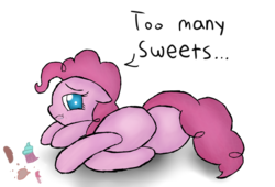 Size: 1280x870 | Tagged: safe, artist:php26, pinkie pie, earth pony, pony, g4, butt, female, food, mare, plot, solo