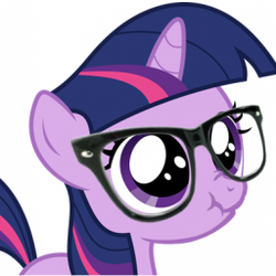 Size: 256x256 | Tagged: safe, twilight sparkle, g4, cute, female, filly, glasses, scrunchy face, simple background, solo, twiabetes, vector, white background