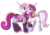 Size: 1015x717 | Tagged: safe, artist:lulubell, fleur-de-lis, princess cadance, alicorn, pony, unicorn, g4, bedroom eyes, choker, clothes, collar, cutie mark, duo, female, fleurdance, folded wings, garter belt, garters, grin, heart, horn, infidelity, latex, latex stockings, leotard, lesbian, mare, shipping, simple background, smiling, socks, stockings, striped socks, tail, thigh highs, transparent background, wings