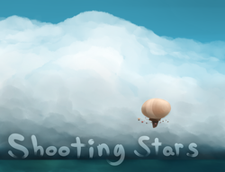 Size: 2100x1610 | Tagged: safe, artist:whydomenhavenipples, shooting stars cyoa, cloud, title card