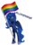 Size: 597x800 | Tagged: safe, artist:timid tracks, princess luna, pony, g4, ask-luna-and-tiberius, bipedal, female, flag, gay pride, gay pride flag, lovewins, obergefell v. hodges, pride, solo