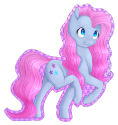 Size: 1951x2060 | Tagged: safe, artist:seleneat, oc, oc only, oc:blaueta, earth pony, pony, female, mare, raised leg, solo