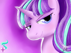 Size: 1600x1200 | Tagged: safe, artist:dashy21, starlight glimmer, g4, female, portrait, solo