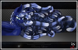 Size: 3600x2310 | Tagged: safe, artist:brodogz, princess luna, g4, crying, fanfic art, female, high res, missing accessory, solo