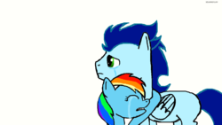 Size: 1080x611 | Tagged: safe, artist:solarasylum, rainbow dash, soarin', g4, crying, female, male, ship:soarindash, shipping, straight