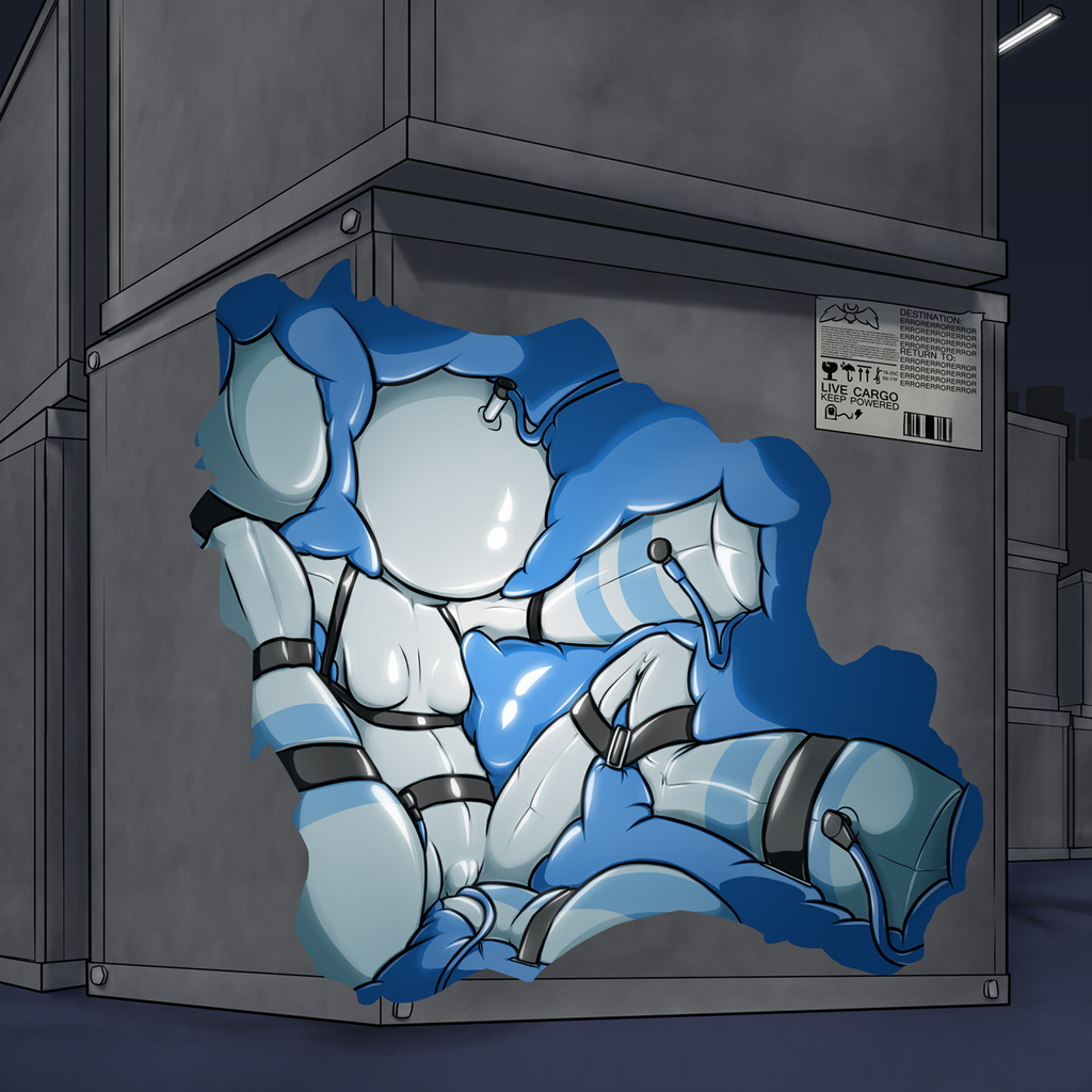 latex, literal shipping, objectification, permanent, permanent bondage, sen...