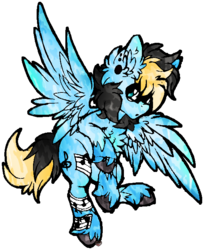 Size: 568x695 | Tagged: safe, artist:php166, oc, oc only, oc:rhythm, pegasus, pony, male, wings