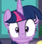 Size: 146x151 | Tagged: safe, screencap, twilight sparkle, alicorn, pony, g4, party pooped, :|, cropped, female, picture for breezies, poker face, solo, twilight sparkle (alicorn)