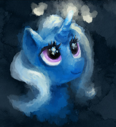 Size: 853x940 | Tagged: safe, artist:swallowchaser, trixie, pony, unicorn, g4, female, mare, smiling, solo