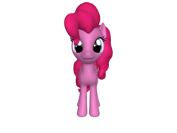 Size: 1200x900 | Tagged: safe, pinkie pie, earth pony, pony, ponylumen, g4, 3d, female, front view, mare, solo
