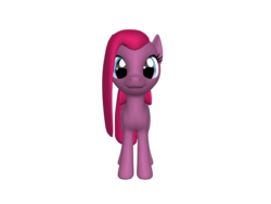 Size: 1200x900 | Tagged: safe, pinkie pie, earth pony, pony, ponylumen, g4, 3d, female, front, pinkamena diane pie, solo, straight hair