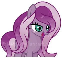 Size: 728x682 | Tagged: safe, artist:k-ltty, wysteria, earth pony, pony, g3, g4, female, g3 to g4, generation leap, mare, simple background, solo, transparent background