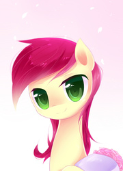 Size: 1330x1850 | Tagged: safe, artist:cyanaeolin, roseluck, pony, g4, cute, female, looking at you, portrait, solo