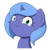 Size: 700x700 | Tagged: safe, artist:jdan-s, princess luna, g4, :t, adoracreepy, bust, creepy, cute, faic, female, filly, looking at you, lunabetes, s1 luna, simple background, smiling, solo, transparent background, wide eyes, woona