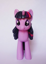 Size: 725x1000 | Tagged: safe, twilight sparkle, alicorn, pony, g4, female, figure, irl, magazine figure, mare, photo, toy, twilight sparkle (alicorn)