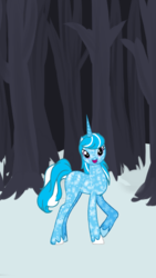 Size: 540x960 | Tagged: safe, oc, oc only, oc:frost, pony, unicorn, solo