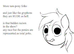 Size: 550x400 | Tagged: safe, artist:cynicalligraphy, oc, oc only, g4, party pooped, :y, animated, background pony strikes again, monochrome, op is a duck, op is trying to start shit, review, solo