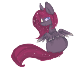 Size: 1000x912 | Tagged: safe, artist:starl, oc, oc only, oc:shadow twist, alicorn, pegasus, pony, alicorn oc, solo