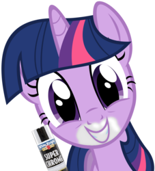 Size: 851x938 | Tagged: safe, twilight sparkle, g4, mad max, mad max fury road, paint can, simple background, transparent background, witness me