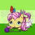 Size: 720x720 | Tagged: safe, artist:spoonfulofcats, angel bunny, fluttershy, bird, cat, mouse, g4, species swap, watermark