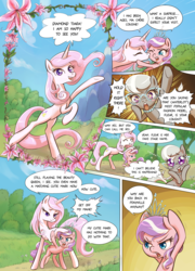 Size: 1536x2136 | Tagged: safe, artist:almaska, diamond tiara, fleur-de-lis, silver spoon, comic:everfree filly, g4, comic