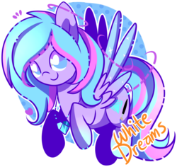 Size: 700x660 | Tagged: safe, artist:xwhitedreamsx, oc, oc only, oc:diamond spark, pegasus, pony, heart eyes, simple background, solo, transparent background, wingding eyes