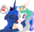 Size: 9843x9000 | Tagged: safe, artist:mactavish1996, artist:uminanimu, princess celestia, princess luna, alicorn, pony, g4, absurd resolution, cheek squish, crown, female, happy, heart, hug, jewelry, mare, peytral, regalia, smiling, squishy cheeks, vector