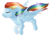 Size: 1280x912 | Tagged: safe, artist:rue-willings, rainbow dash, g4, eyes closed, female, solo