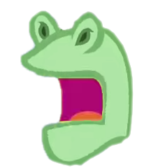 Size: 216x240 | Tagged: safe, edit, matilda, donkey, frog, g4, slice of life (episode), memefrog, simple background, snout, transparent background