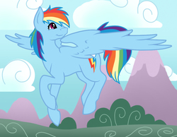 Size: 1089x843 | Tagged: safe, artist:syxthe, rainbow dash, g4, female, solo