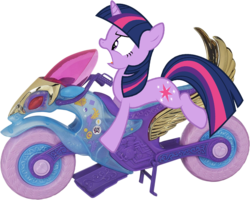 Size: 1347x1076 | Tagged: safe, edit, edited screencap, screencap, twilight sparkle, unicorn, equestria girls, g4, my little pony equestria girls: friendship games, motorcycle, simple background, transparent background, unicorn twilight