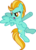 Size: 632x882 | Tagged: safe, artist:katsubases, artist:pegasski, lightning dust, pegasus, pony, g4, base used, eyelashes, female, flying, looking down, mare, open mouth, simple background, solo, transparent background, underhoof, vexel, wings