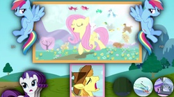 Size: 1274x711 | Tagged: safe, artist:fizzy note, braeburn, fluttershy, rainbow dash, rarity, twilight sparkle, g4, youtube link, ytpmv