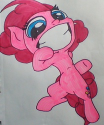 Size: 815x981 | Tagged: safe, artist:janob23, pinkie pie, smile hd, g4, female, solo, traditional art