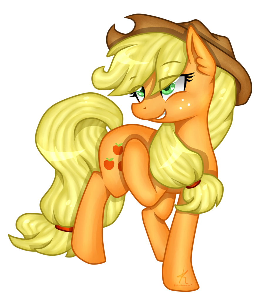 926810 Safe Artist Kikirdcz Applejack Pony Female Simple